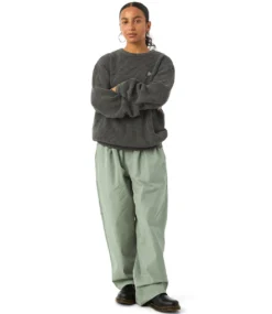 HUF Filmore Waffle Knit Sweater - Black -Kleding Winkel huf filmore waffle knit sweater black 6