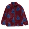 HUF Flamin' Zip Sherpa Fleece - Berry