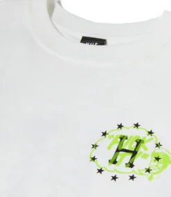 HUF Galactic Motto T-Shirt - White -Kleding Winkel huf galactic motto t shirt white 3
