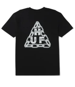 HUF Hard Links T-Shirt - Black -Kleding Winkel huf hard links t shirt black 2