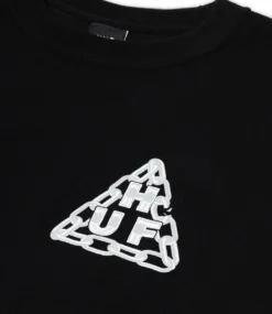 HUF Hard Links T-Shirt - Black -Kleding Winkel huf hard links t shirt black 3