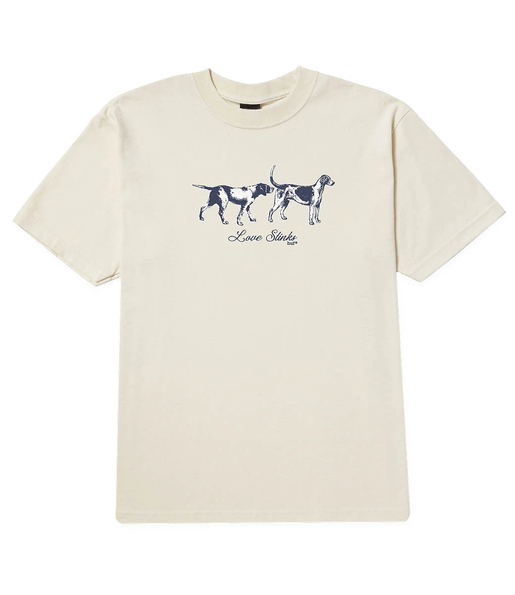 HUF Love Stinks T-Shirt - Bone 2 HUF Love Stinks T-Shirt - Bone - Afbeelding 2