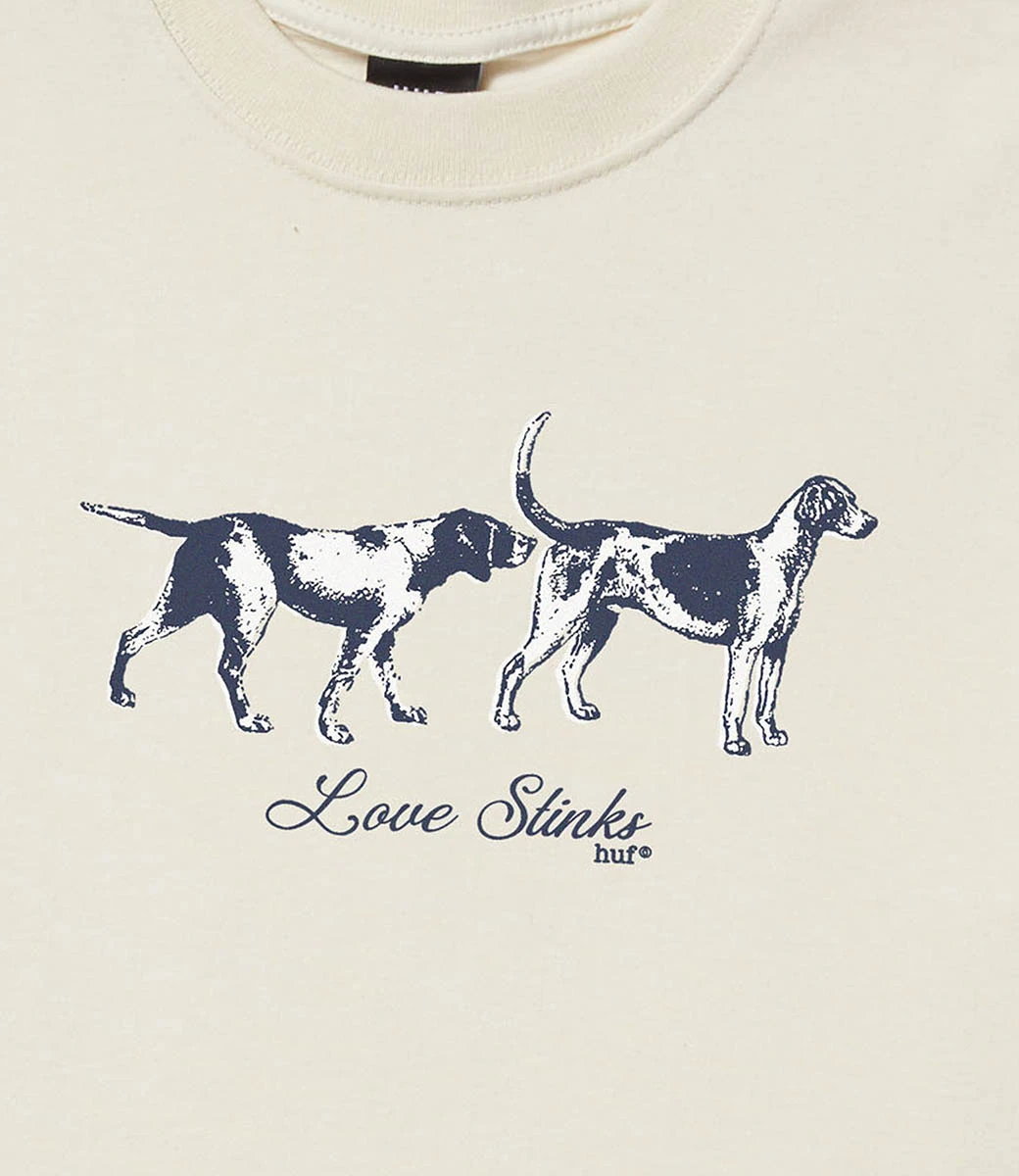 HUF Love Stinks T-Shirt - Bone 3 HUF Love Stinks T-Shirt - Bone - Afbeelding 3
