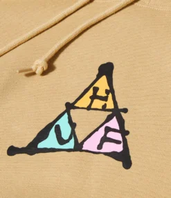 HUF No-Fi Tt Hoodie - Oatmeal -Kleding Winkel huf no fi tt hoodie oatmeal 2