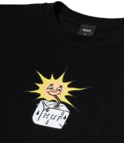 HUF Sippin' Sun T-Shirt - Black -Kleding Winkel huf sippin sun t shirt black 3