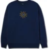 HUF Sun Guy Crewneck - Navy