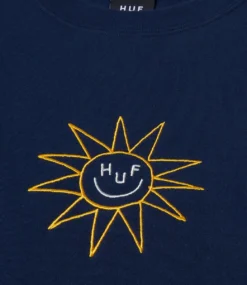 HUF Sun Guy Crewneck - Navy -Kleding Winkel huf sun guy crewneck navy 3