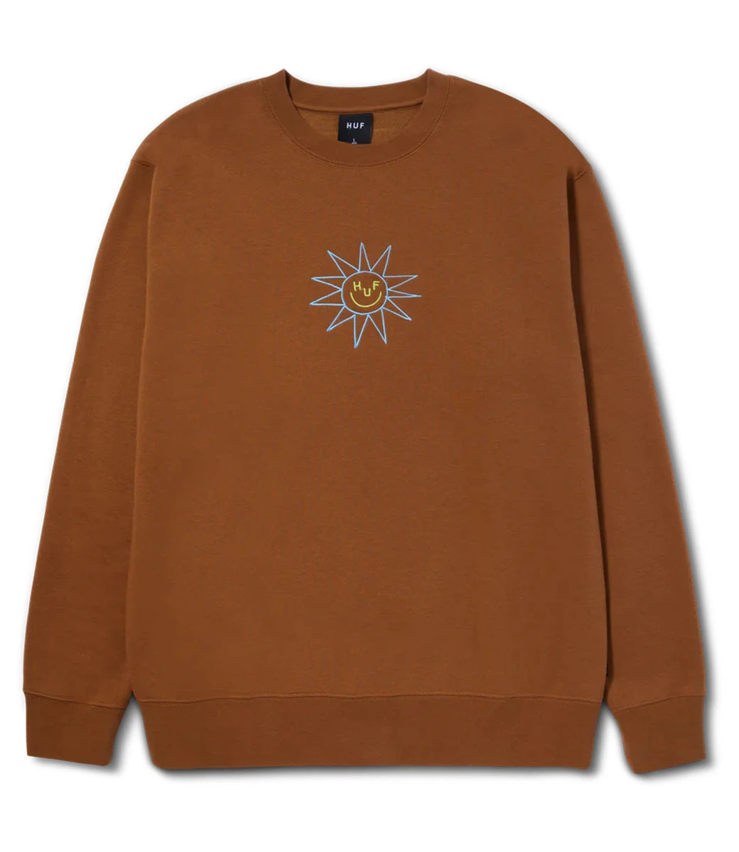HUF Sun Guy Crewneck - Rubber 2 HUF Sun Guy Crewneck - Rubber - Afbeelding 2