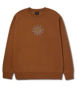 HUF Sun Guy Crewneck - Rubber