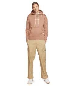 NIKE SB Doyenne Fleece Hoodie - Fossil Rose -Kleding Winkel nike sb doyenne fleece hoodie fossil rose 11