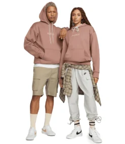 NIKE SB Doyenne Fleece Hoodie - Fossil Rose -Kleding Winkel nike sb doyenne fleece hoodie fossil rose 4