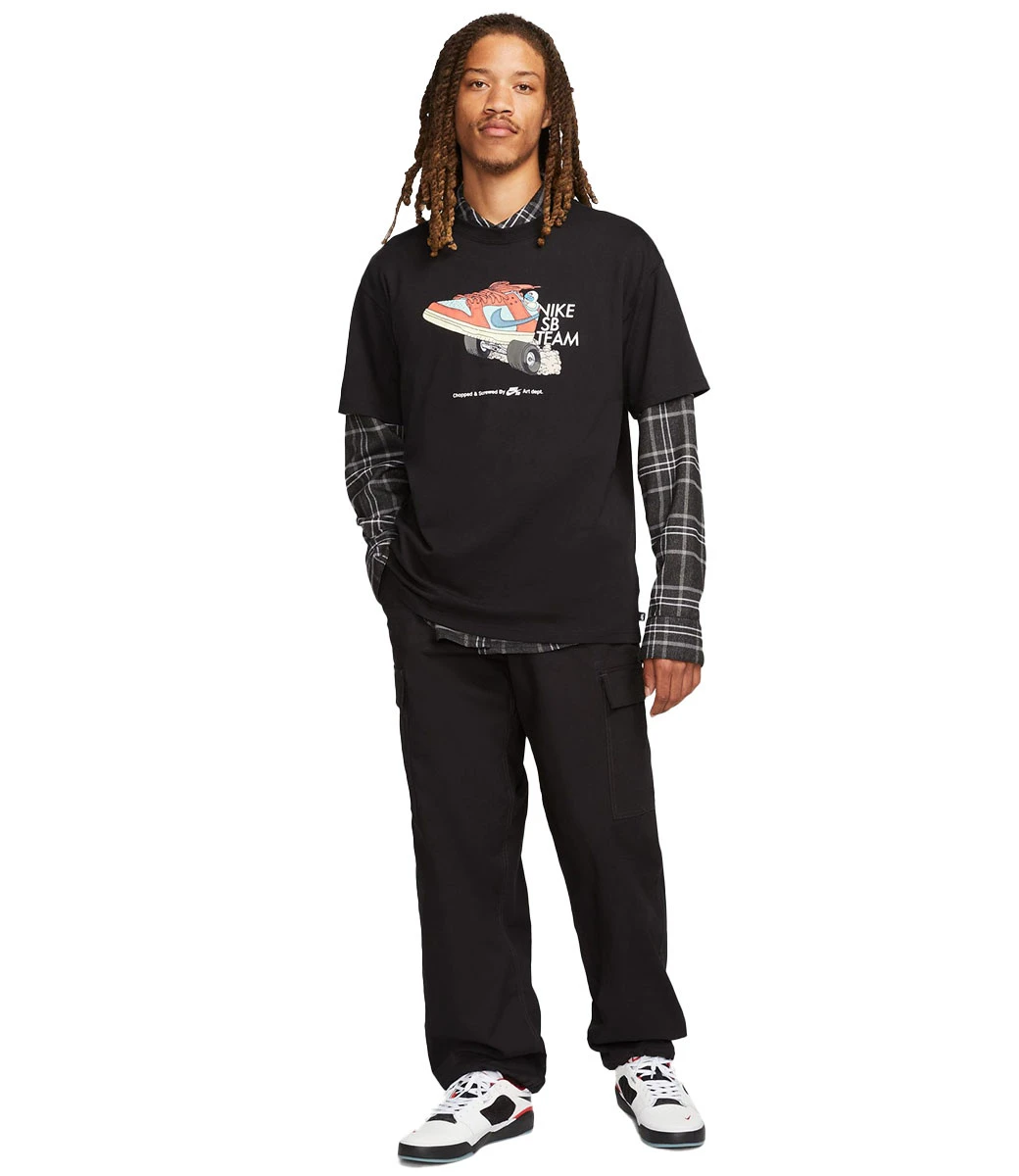 NIKE SB Dunkteam Tee - Black 3 NIKE SB Dunkteam Tee - Black - Afbeelding 3