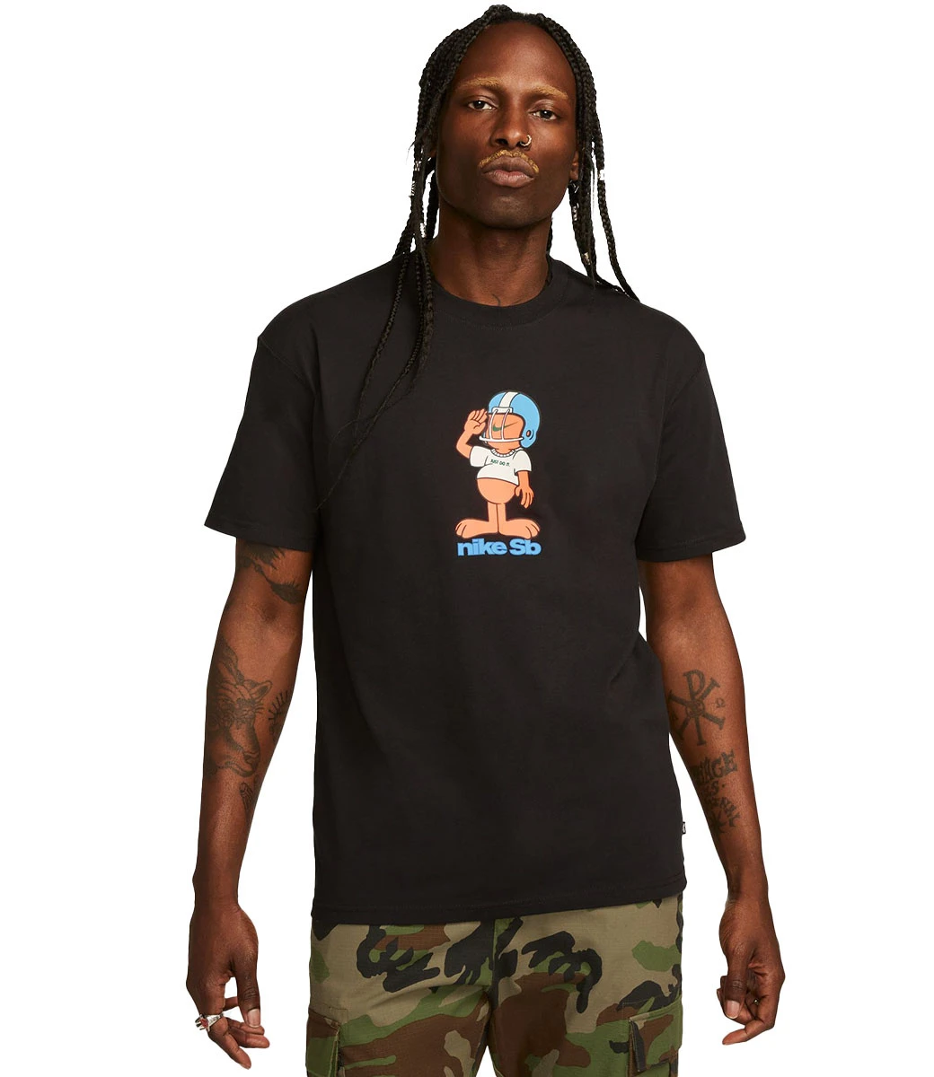 NIKE SB Salute Tee - Black 2 NIKE SB Salute Tee - Black - Afbeelding 2