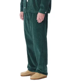 OBEY Easy Cord Pant - Dark Cedar -Kleding Winkel obey easy cord pant dark cedar 2