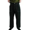 POETIC COLLECTIVE Painter Pants - Black/White Seams