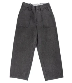 POETIC COLLECTIVE Painter Pants - Grey Washed Denim -Kleding Winkel poetic collective painter pants grey washed denim 2