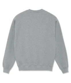 POLAR Surf Logo Crewneck - Heather Grey -Kleding Winkel polar surf logo crewneck heather grey 2