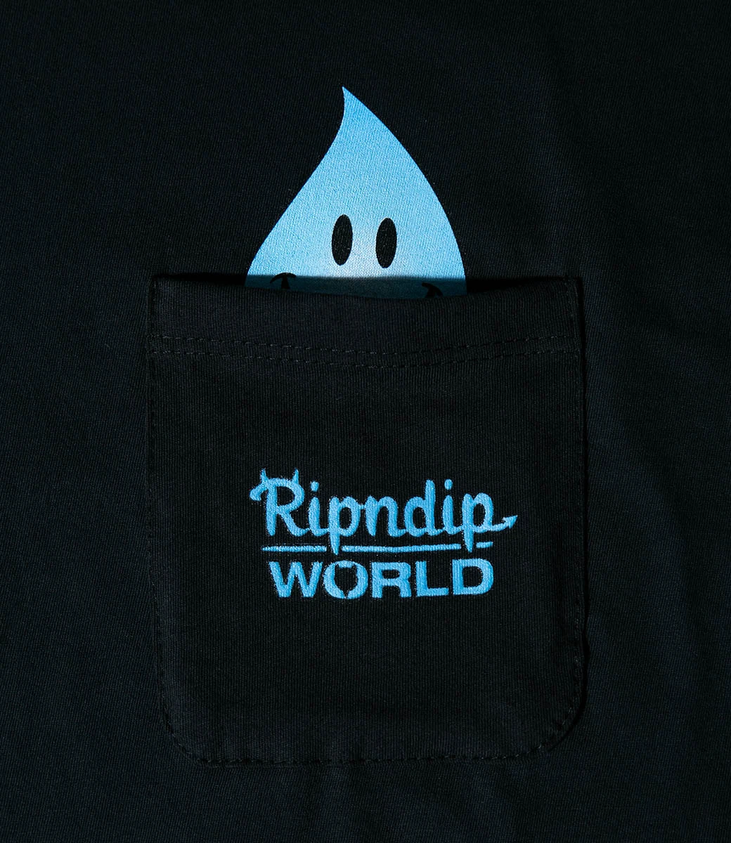RIPNDIP F U Wet Willy Pocket Tee - Vintage Black 3 RIPNDIP F U Wet Willy Pocket Tee - Vintage Black - Afbeelding 3