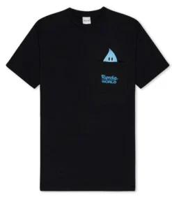 RIPNDIP F U Wet Willy Pocket Tee - Vintage Black