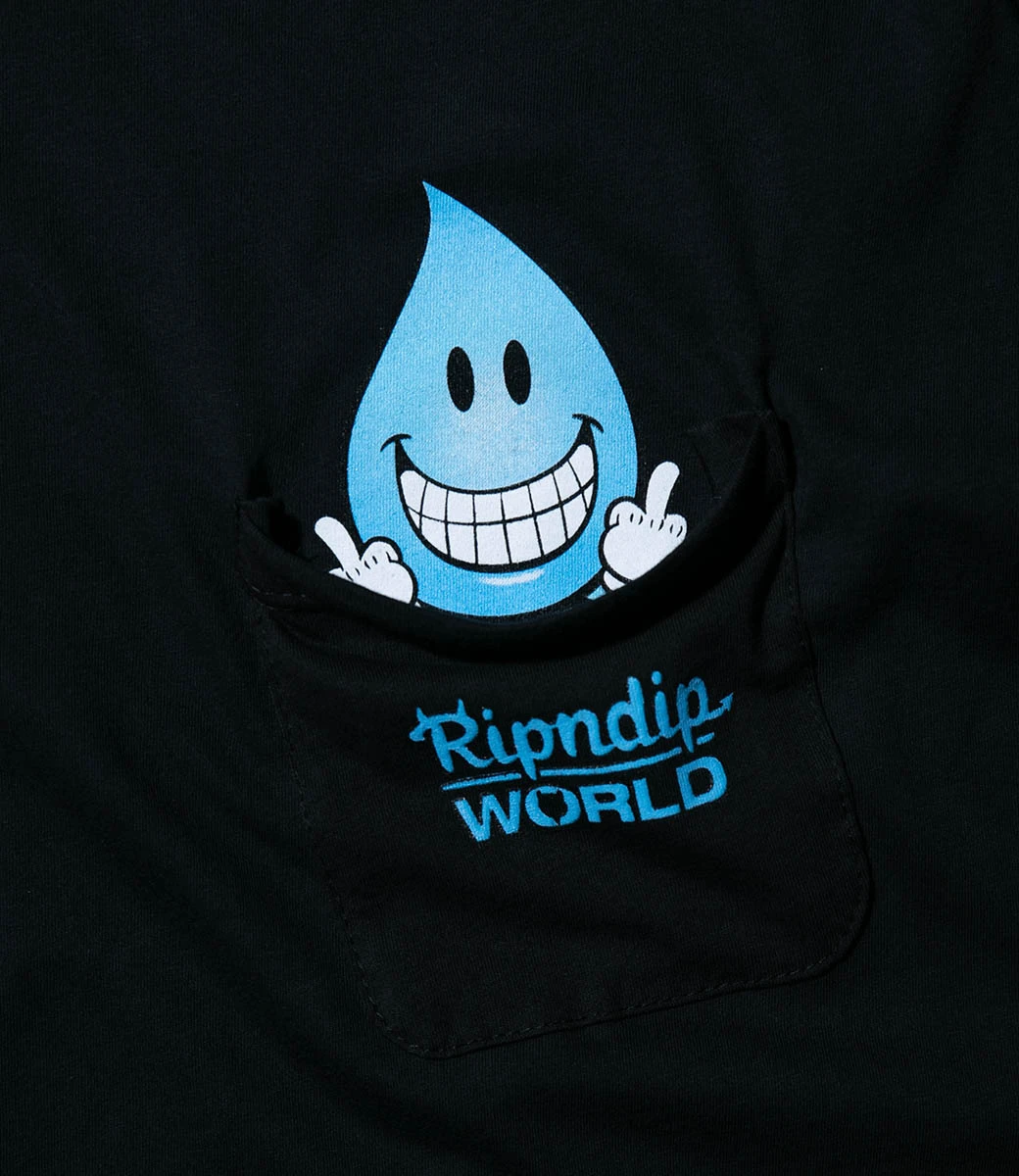 RIPNDIP F U Wet Willy Pocket Tee - Vintage Black 4 RIPNDIP F U Wet Willy Pocket Tee - Vintage Black - Afbeelding 4