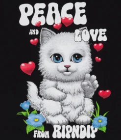 RIPNDIP Peace Love Ripndip T-Shirt - Black -Kleding Winkel ripndip peace love ripndip t shirt black 3