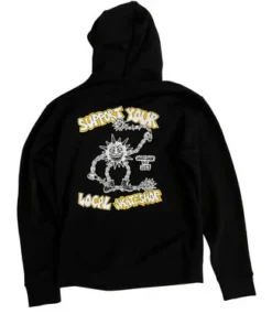 SKATESHOPDAY SSD X Russel Hoodie - Black