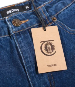 THEORIES OF ATLANTIS Plaza Jeans - Washed Blue -Kleding Winkel theories of atlantis plaza jeans washed blue 4