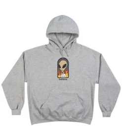 THRASHER Believe Hooded Sweat - Grey