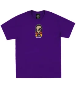 THRASHER Believe T-Shirt - Purple