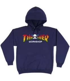 THRASHER Spectrum Hoodie - Navy