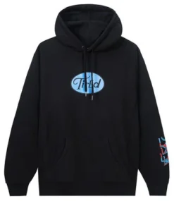 TIRED Crawl Pullover Hood - Black