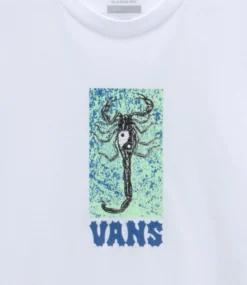 VANS Ying Tang Scorpion Ls Tee - White -Kleding Winkel vans ying tang scorpion ls tee white 2