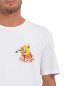 VOLCOM Fa Nando Von Arb T-Shirt - White -Kleding Winkel volcom fa nando von arb t shirt white 3