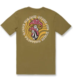 VOLCOM Farm To Yarn Psychike T-shirt - Old Mill -Kleding Winkel volcom farm to yarn psychike t shirt old mill 6