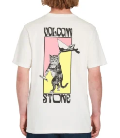 VOLCOM Feline T-Shirt - Cream -Kleding Winkel volcom feline t shirt cream 5