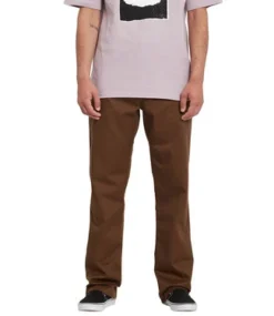 VOLCOM Frickin Skate Chino Pant - Dark Earth