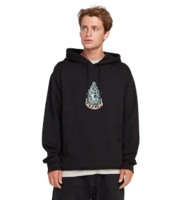 VOLCOM Strike Hoodie - Black -Kleding Winkel volcom strike hoodie black 2